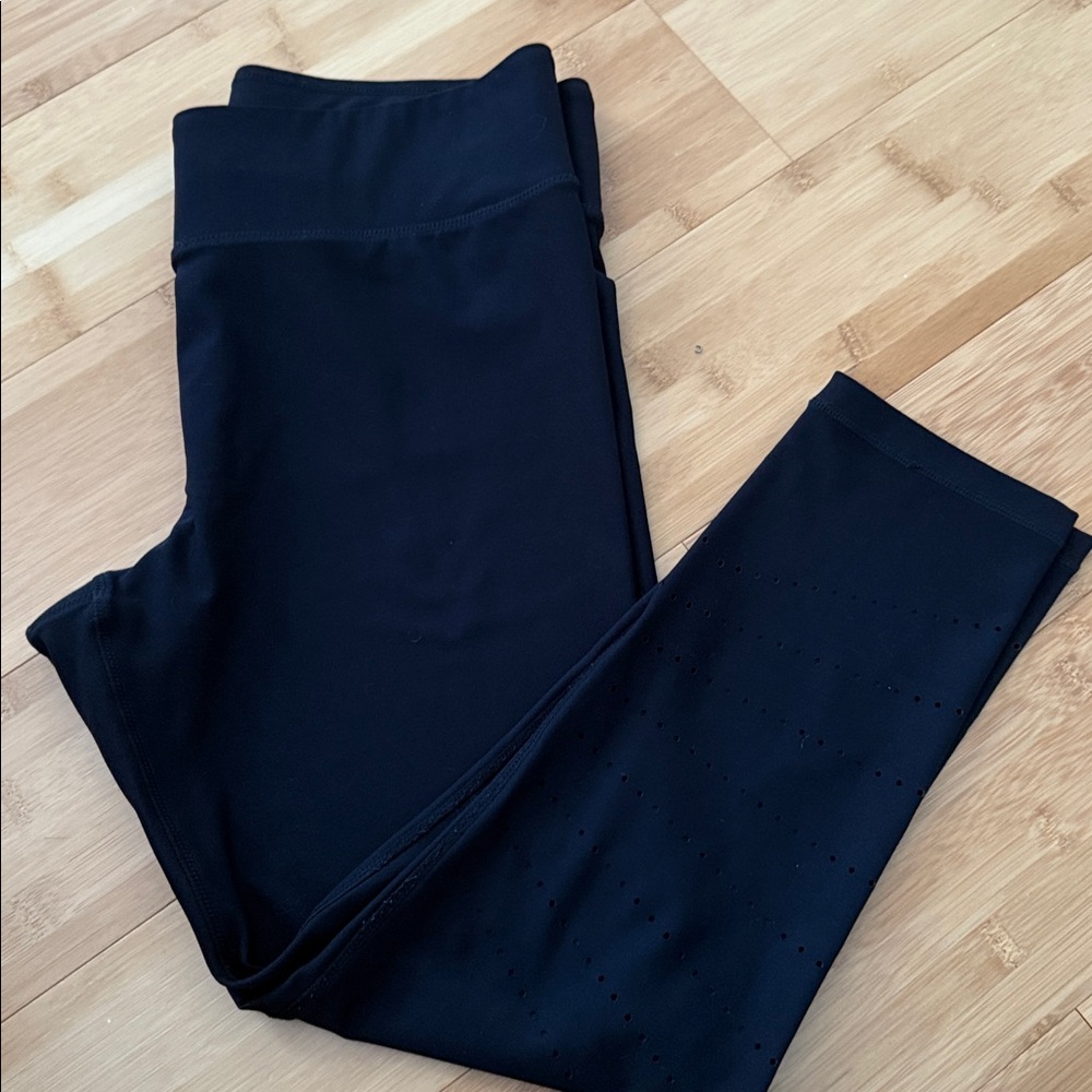 Spalding Black Athletic Capri Leggings